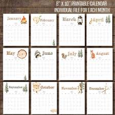 Ritzpix has a variety of personalized products, prints, enlargements, photo albums and more to highlight your best pictures. 2018 And 2019 Wall Calendar Forest Camp Calendar Monthly Printable Calendar 8 X 10 Each Month Printable Calendar Calendar Wall Calendar