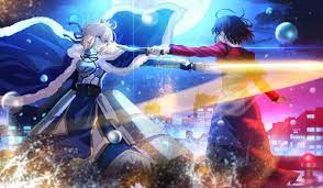 artoria pendragon vs ryougi shiki fate アニメ 作画 衛宮士郎 イラスト