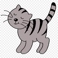 Kedi Kedi Boyama Kleuter Cocuk Kedi Seffaf Png Goruntusu