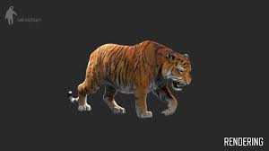 Making Of Lilyhammer Tiger Animated Animals Animal Study Animation