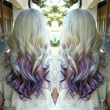 Blonde With Purple Balayage Purple Balayage Purple Hair Hair Styles