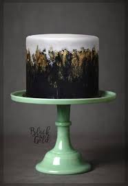 1 Tier Black And Gold Drip Cake Black Gold 50th Birthday Cakes For Men 50th Birthday Cake Birthday Cakes For Men