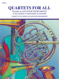 Amazon.com: Quartets for All: Viola (For All Series): 9780769258997:  Stoutamire, Albert, Henderson, Kenneth: Books