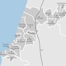 De caldas da rainha.o plano caldas da rainha viamichelin: Mapa De Leiria Distrito Casas A Venda Idealista
