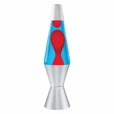 A lava lamp is a decorative lamp, invented in 1963 by british entrepreneur edward craven walker, the founder of the lighting company mathmos. 14 5 Lava Lamp Red Blue Silver Schylling