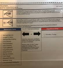 A sticker may be affixed to the back indicating the reason for rejection. Washington Idaho Voters To Cast Presidential Primary Ballots Tuesday Spokane Public Radio