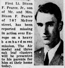 1LT Dixon Franklin Pearce Jr. (1923-1944)
