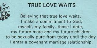 When you've found true love, you're able to be totally authentic with your partner. Some Old Critique To True Love Waits And Joshua Harris Brambonius Blog In English
