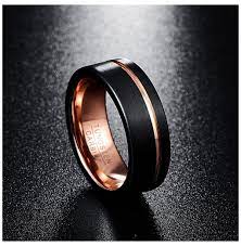 Pin By Annikaaa On Wedding Mens Wedding Bands Tungsten Rose Gold Mens Ring Mens Gold Wedding Band