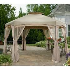 Garden Oasis Clayton Sears Garden Oasis Clayton Gazebo With Netting Hexagon Gazebo Gazebo Canopy Gazebo