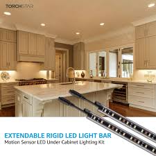 Gunbox Series 6pcs Motion Led Extendable Bar Light 3000k Warm White Warm White Overstock 15280758 Diy bbq 6 backsplash kit.