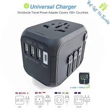 Travel Adapter Galidora Universal Travel Power Adapter Type C 3 Usb Fast Charging International World P Power Adapter Travel Usb Wall Charger Travel Adapter