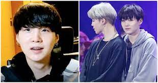 He has pierced his eyes and wears earrings on both sides. Bts S Suga Shares How He Feels Now That Jimin Caught Up To His Height Koreaboo