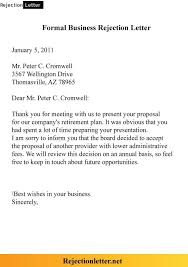Download Free Rejection Letter Job Rejection Proposal Letter Make A Proposal