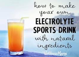natural sports electrolyte drink recipe