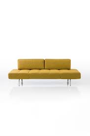 Design Liege Jerry Von Bruhl Chaiselongue Minimalistisches Design Blauer Stoff