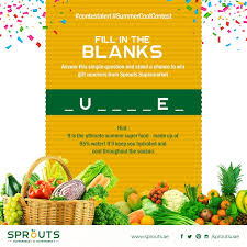 The gift card will be emailed to you shortly after purchase. Sprouts Supermarket Sproutsuae Twitter