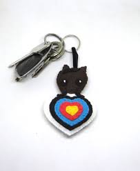 Porte Cle Cheval Arc Cible De Tir A L Arc En Feutrine Fait Main Cadeau Fete Des Meres Tir A L Arc Porte Cle Feutrine