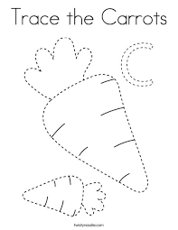 Maybe you would like to learn more about one of these? Trace The Carrots Coloring Page Twisty Noodle
