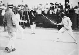 The modern pentathlon, based on the skills (fencing, shooting, swimming, running, and horseback riding) needed by a battlefield courier, was first included in the olympic games of 1912, and it was a team event from 1952 to 1992. Pentathlon Moderno Wikipedia