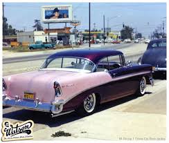 Rear View Of John Buzzy Busman S 1956 Chevy Custom Cars Dream Cars Classic Cars