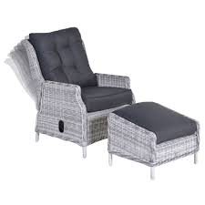 Chairs └ furniture └ home & garden all categories antiques art automotive baby books & magazines business & industrial cameras & photo cell phones & accessories clothing, shoes & accessories skip to page navigation. Cordoba Rattan Garden Recliner Chair Footstool