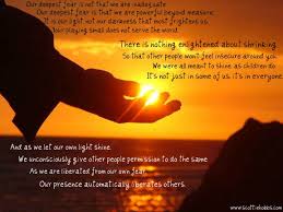 Everyone has a talent of their own. Are You Letting Your Light Shine Inspired By Optimism