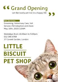 Free Online Animal Templates Layouts Fotor Design Maker How To Have A Grand Opening For Your Veterinary Clinic Start With Pet Store Online Pet Store Pets