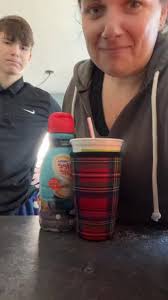 Grayden and I had to try this with my morning @McDonald's #dietcoke #d...