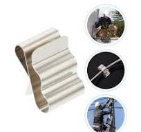 50PCS Cable Clamp Solar Panel Wire Clips Stainless Steel Cable Wire Clamps