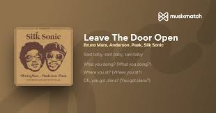 Bruno Mars, Anderson .Paak, Silk Sonic - Leave The Door Open lyrics |  Musixmatch