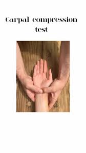 Image result for Carpal Compression Test