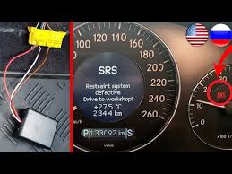 Removed Error Srs Restraint System Defective Mercedes Installing Srs Emulator On Mercedes W211 Youtube