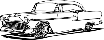 There are tons of great resources for free printable color pages online. Classic Cars Coloring Pages Coloringbay