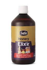Safa Honey Elixir 100 Pure Raw Honey With Apple Cider Vinegar Ginger Garlic And Lemon For Immunity Boost Heart Health Blood Pressure And Cholesterol 500ml Amazon In Health Personal Care