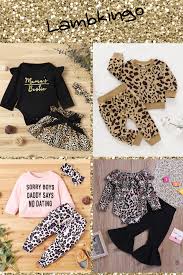 Lambkingo Super Fashionable Leopard Baby Clothes In 2020 Baby Fashion Summer European Baby Fashion Baby Fashion Trends