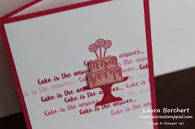 I just noticed (after winking at my monitor like an idiot), that winking isn't the same motion/muscles as blinking. It S A Piece Of Cake Laura S Stamp Pad Piece Of Cakes Wink Of Stella Stamp Pad