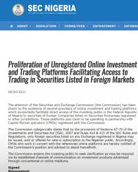 Maybe you would like to learn more about one of these? Chidi S Tweet Big News The Nigerian Sec Has Said That The Activities Of Platforms Such As Chaka Bamboo Risevest And Trove Are Illegal In Nigeria Trendsmap