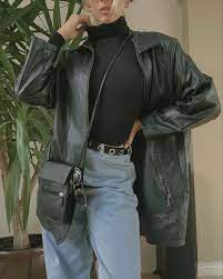 Leather Layers Leather Jacket Fashion Winter Fashion