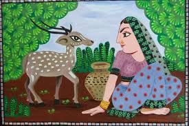 Our coaches are serious about making deer park lady deer soccer the #1 soccer team in the houston area and are always on the lookout for the players who will help us get there. Lady With Deer Paintings4u Paintings Prints People Figures Other People Figures Female Artpal