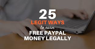 Maybe you would like to learn more about one of these? 25 Legit Ways To Earn Free Paypal Money Legally How To Fire
