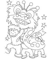 Keep a cat and pumpkin company on a magical night. Top 15 Chinese New Year Coloring Pages For Toddler
