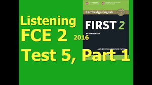 Listening B2 Fce 2 2016 Test 5 Part 1 Youtube