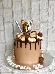 Ferrero Rocher And Kinder Bueno Chocolate Overload Cake Drip Cakes Birthday Cake Chocolate Choc Drip Cake