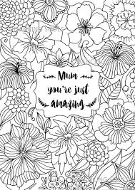 Mum Youre Just Amazing Mothers Day Gift Hand Drawn Coloring Page Mothers Day Quote Instant Coloring Pages Printable Coloring Pages Free Coloring Pages