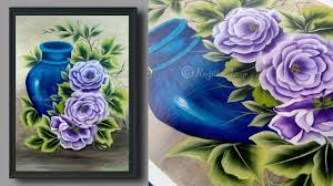 23 fresh flower vase painting flower decoration ideas description: Easy Acrylic Painting For Beginners Flower Vase Painting Tutorial Painting Tutorial Youtube