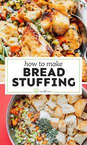Vegetable Bread Stuffing The Best Vegan Stuffing Recipe Vegetarian Recipes Dinner Healthy Vegetarian Thanksgiving Recipes Vegan Thanksgiving Main Dish