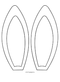 Easter Bunny Ears Template 2 Coloring Page Easter Bunny Ears Easter Bunny Crafts Easter Bunny Ears Template