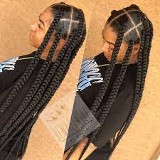 Pin On Braids Handmade knotless box braids length: pin on braids