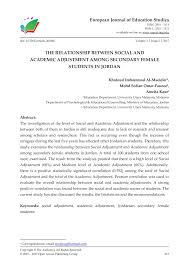 A majority of the universities in malaysia conduct their lectures in english. Calameo The Relationship Between Social And Academic Adjustment Among Secondary Female Students In Jordan